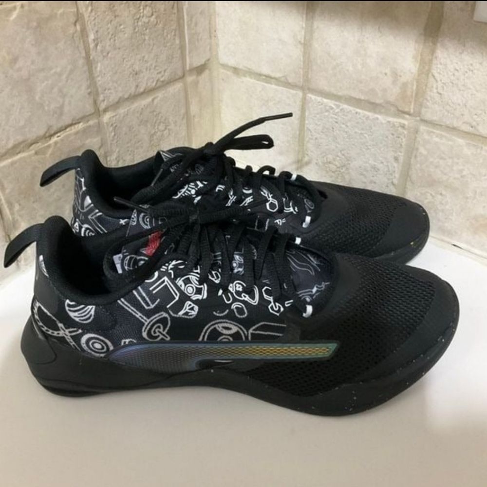 Puma Fuse 2.0 Mens Black Training Shoes Size 8.5 NEW